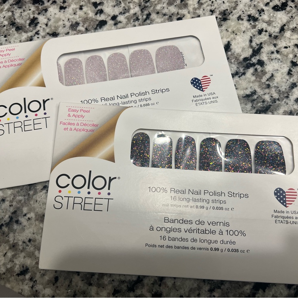 Color Street Sparkling Nail Strips Set of two